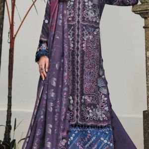 New 3 piece republic women Pakistani winter dress xl